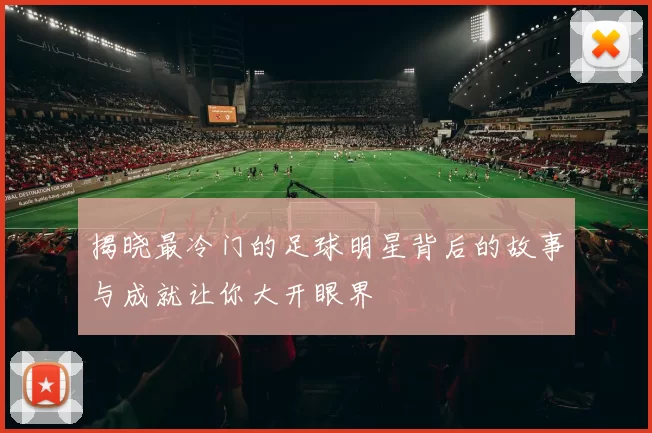 揭晓最冷门的足球明星背后的故事与成就让你大开眼界