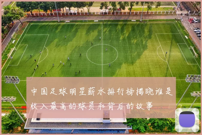 中国足球明星薪水排行榜揭晓谁是收入最高的球员和背后的故事